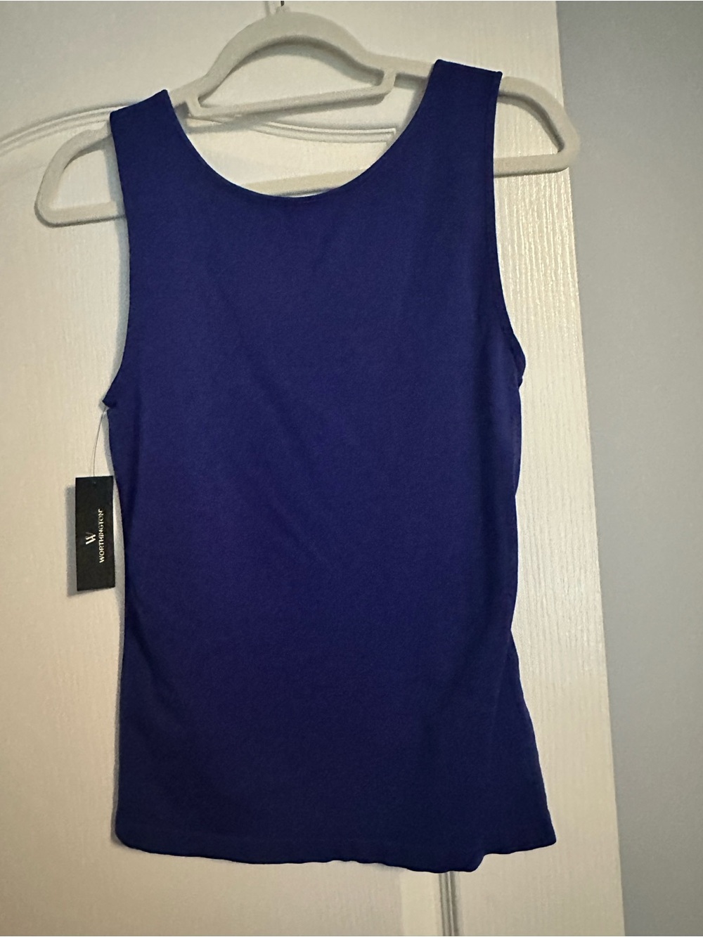 Worthington Royal Blue Scoop Neck Tank Top - Picture 4 of 4